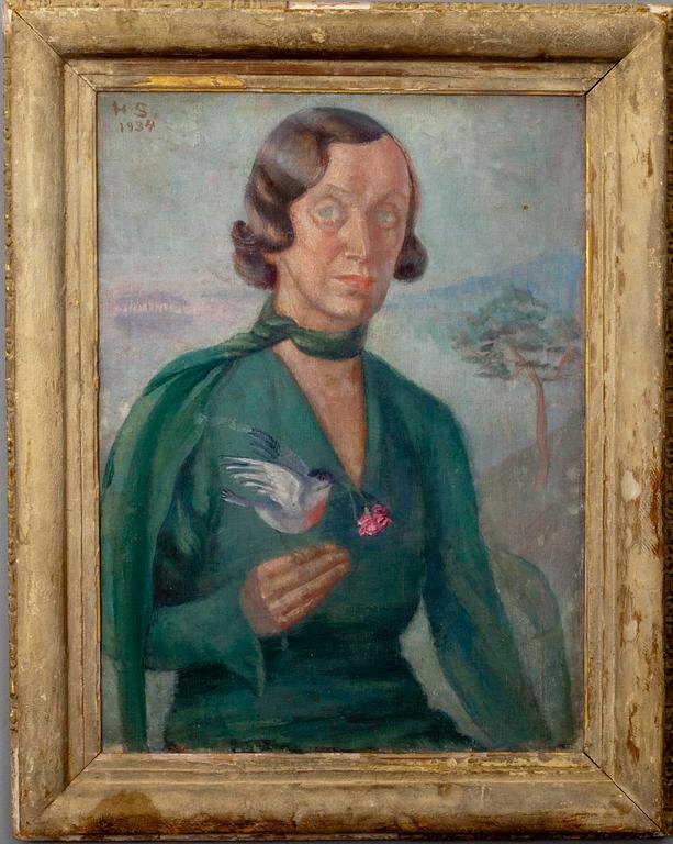 HANNA SUOMALAINEN, olja på duk, signerad och daterad 1934.