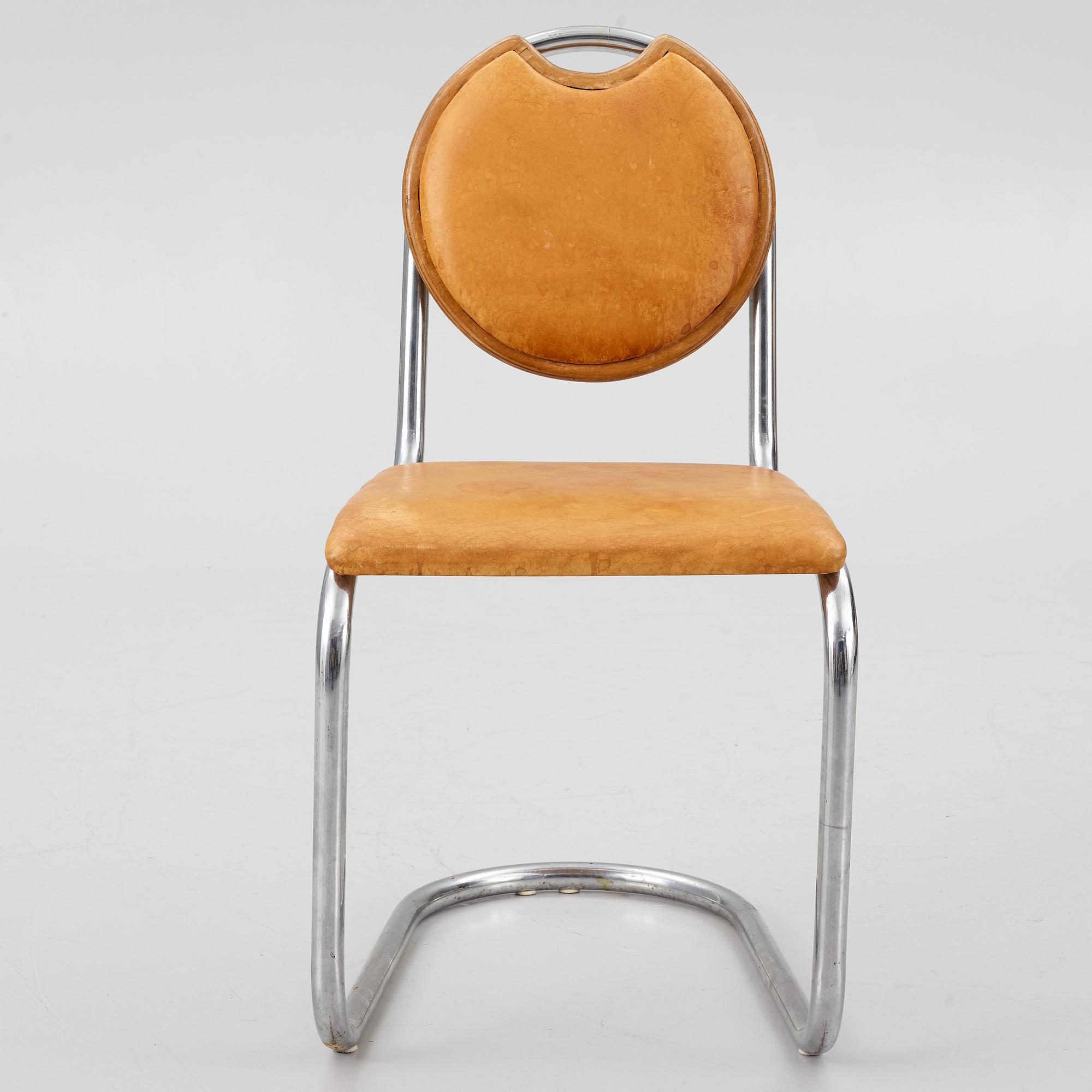 Sven Markelius, stol, "Epa", DS Staal-Stel, 1930-tal.