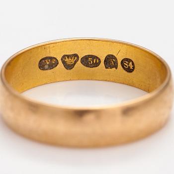 An 18K gold ring. Frans Viktor Syrenius, Turku 1899.
