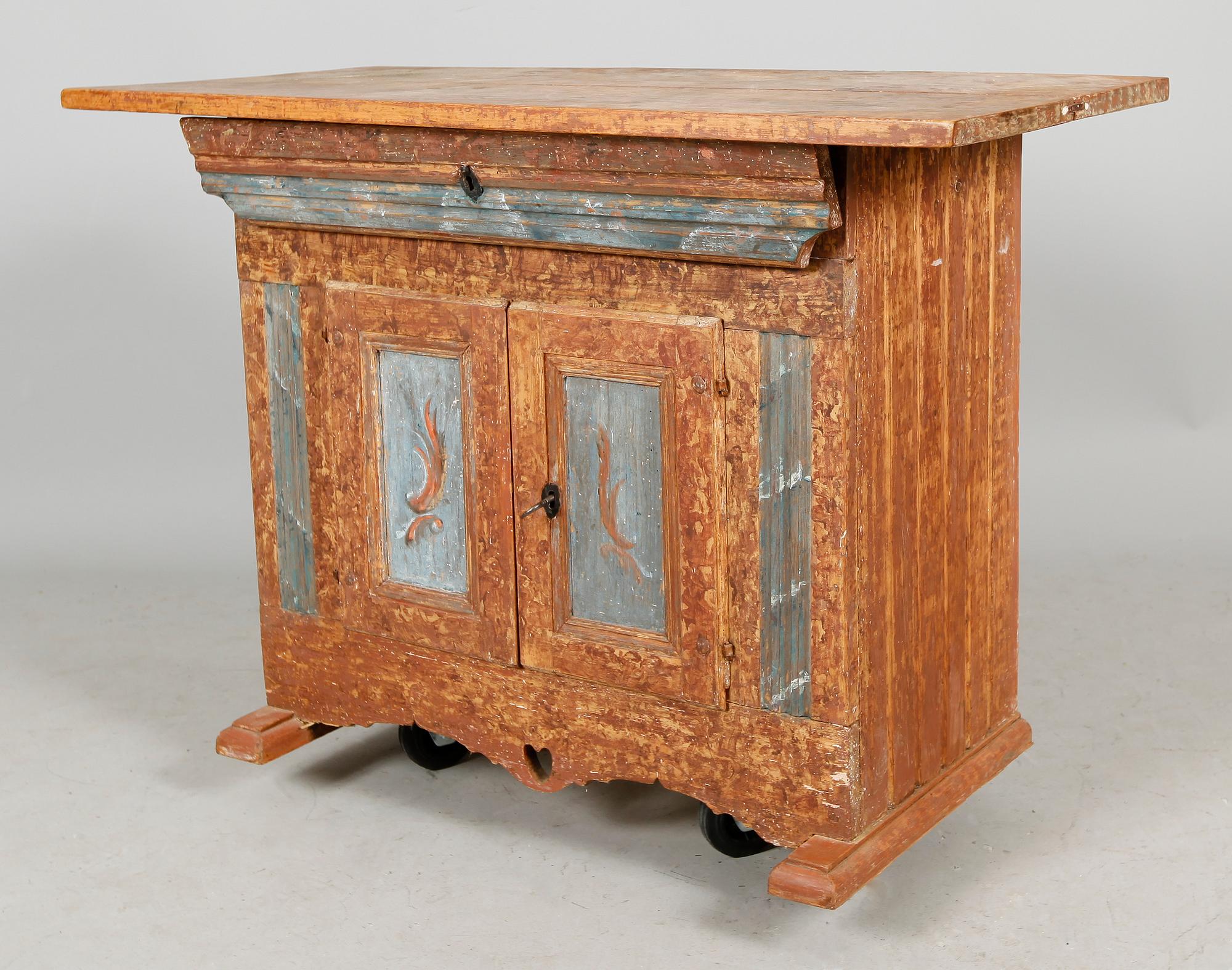 KISTBORD, allmoge, 1700-/1800-tal.