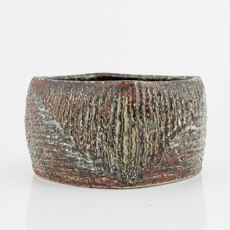 Carl-Harry Stålhane, skål, stengods, Rörstrand, daterad -62.