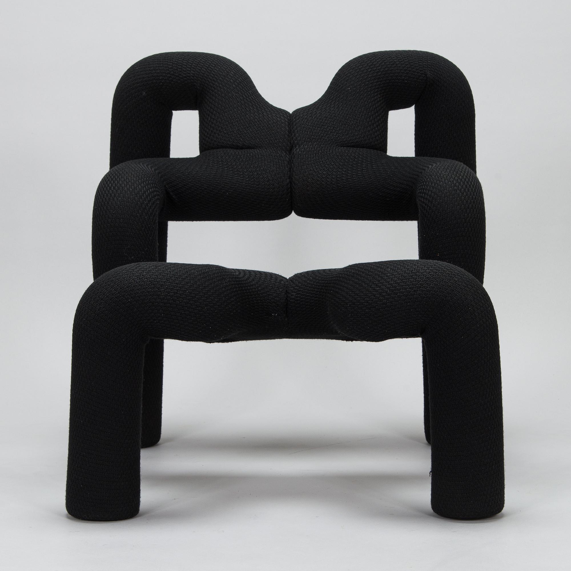 Terje Ekstrøm, fåtölj, "Ekstrem", Stokke Fabrikker, Norge, 1900-talets slut.