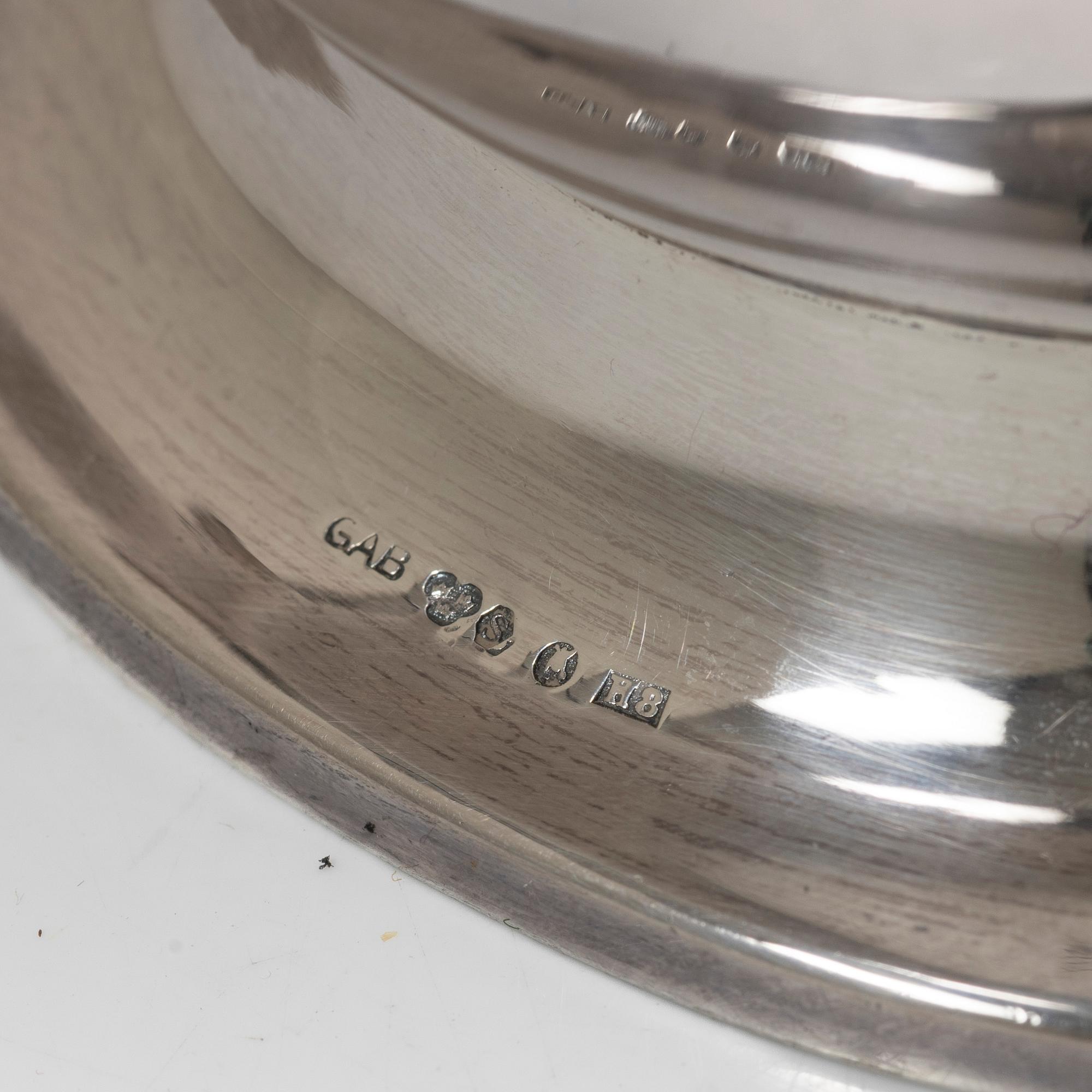 Guldsmedsaktiebolaget (GAB), Coffee pot and cream jug, silver, Stockholm 1934.