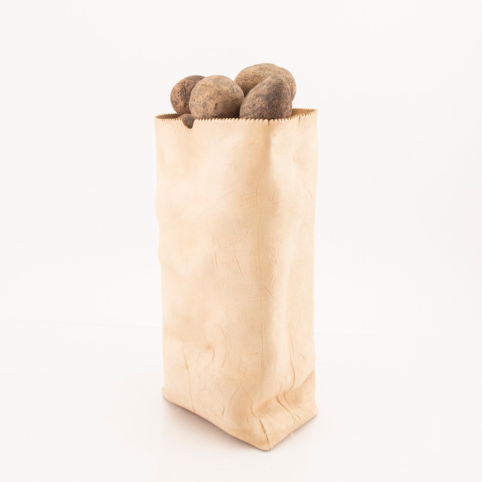 Ingrid Herrlin, a signed earthenware sculpture.