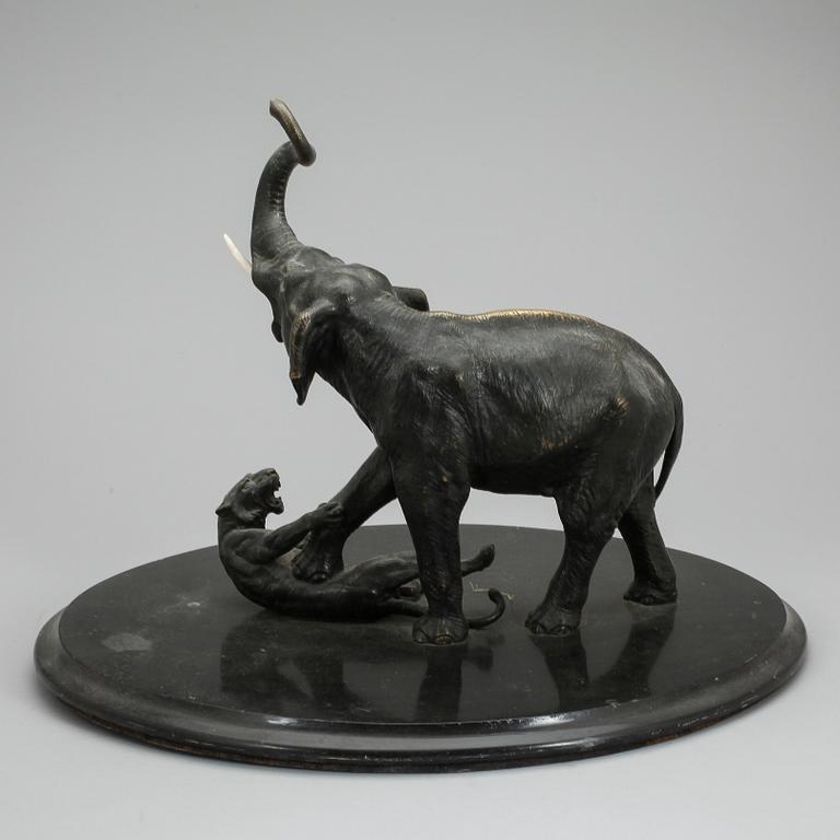 SKULPTUR, brons, omkring 1900.