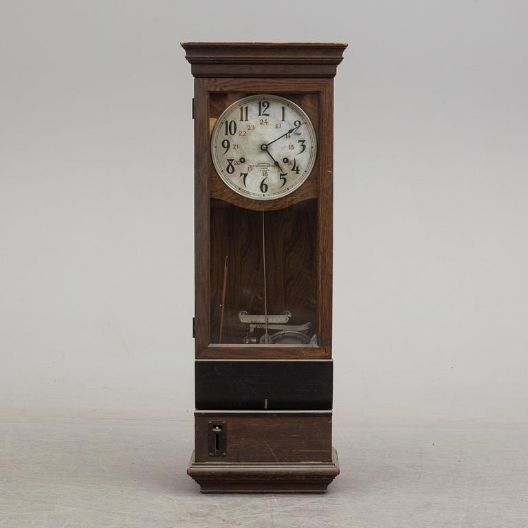TIMECLOCK, International Time Recording Co, London, early 20th century.