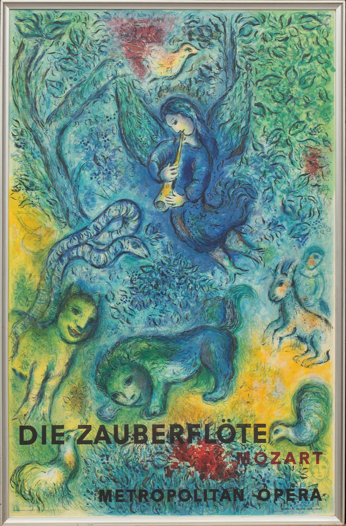 MARC CHAGALL, efter, affisch, Mourlot, Paris,