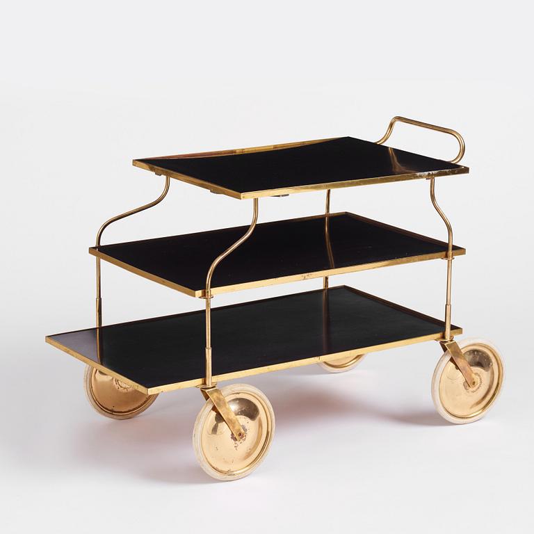 Josef Frank, a tea trolley model "B 889", Firma Svenskt Tenn, 1930s.