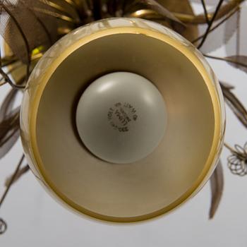 PAAVO TYNELL, taklampa, modell 9029/5, Taito, 1900-talets mitt.