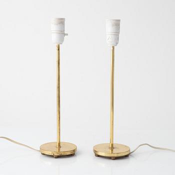 Table lamps, a pair, Falkenbergs Belysning, 1960s.