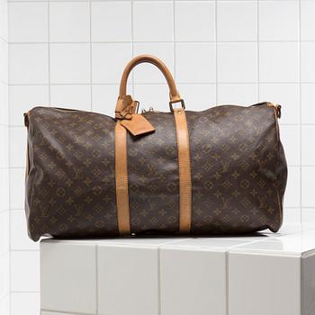 VÄSKA / WEEKENDBAG, "Keepall 55 Bandoulière ", Louis Vuitton.