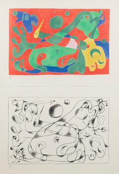 Joan Miró, from the series "Ubu Roi" (King Ubu).