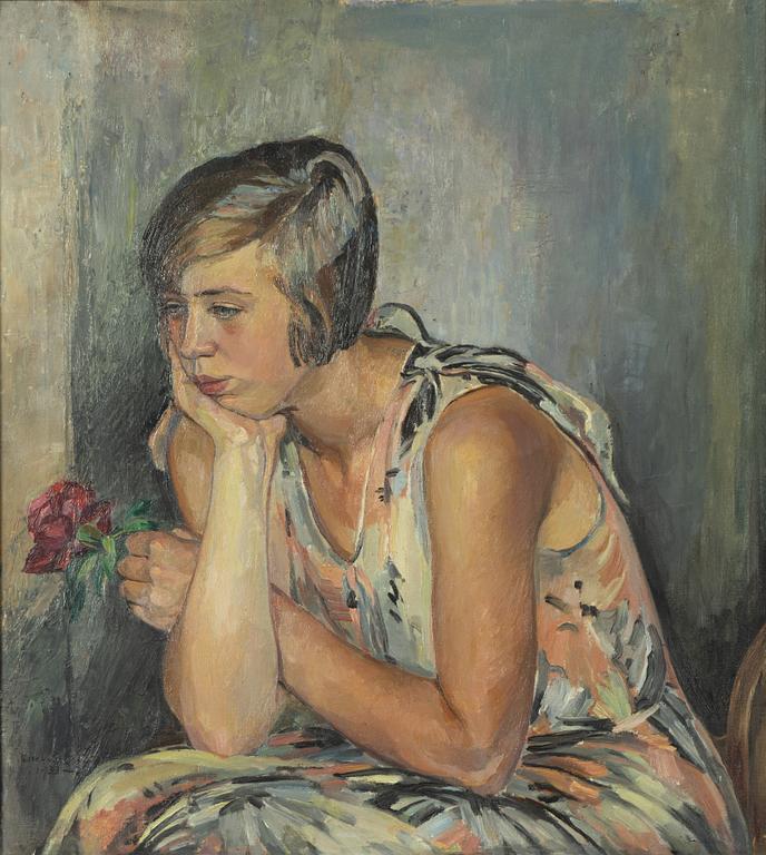 Ella Wanner, Portrait of a Young Woman.