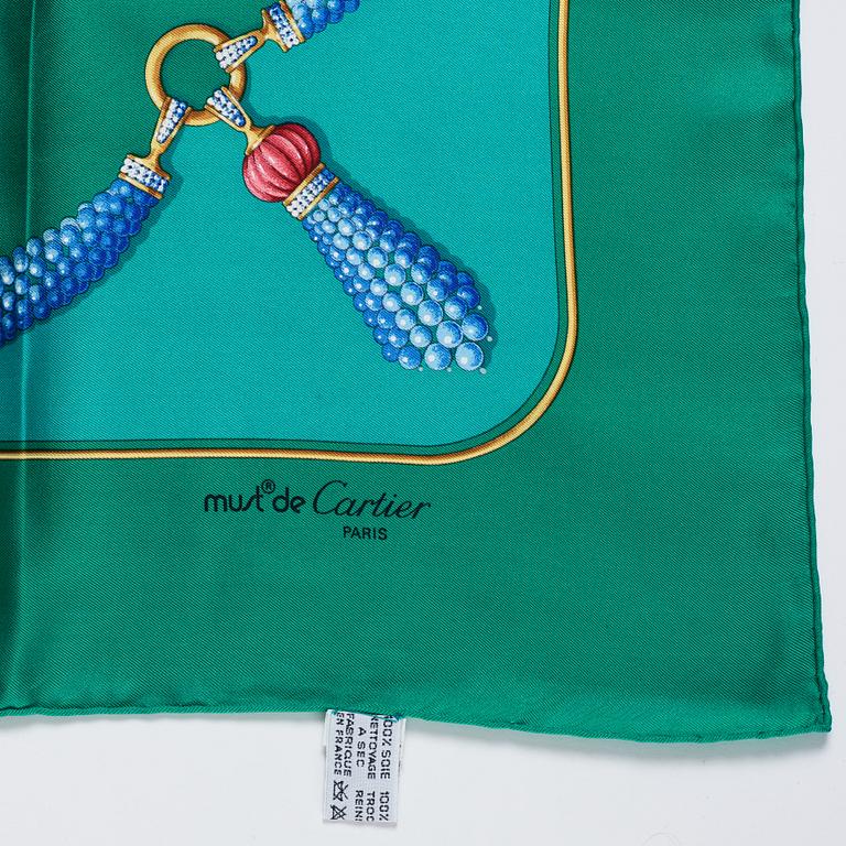 Cartier, scarf, vintage, 1980-tal.