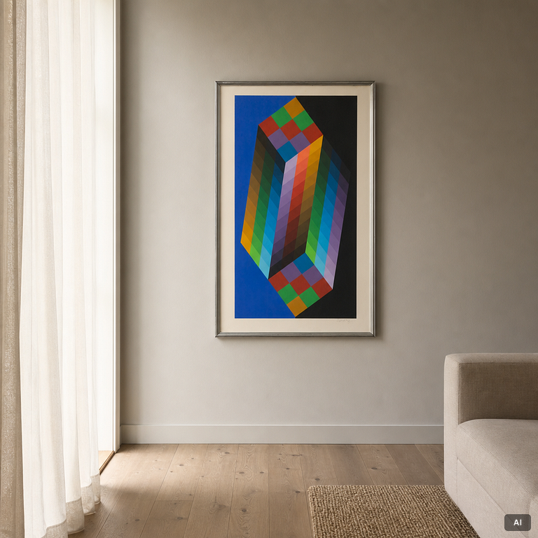 Victor Vasarely, "Torony III".