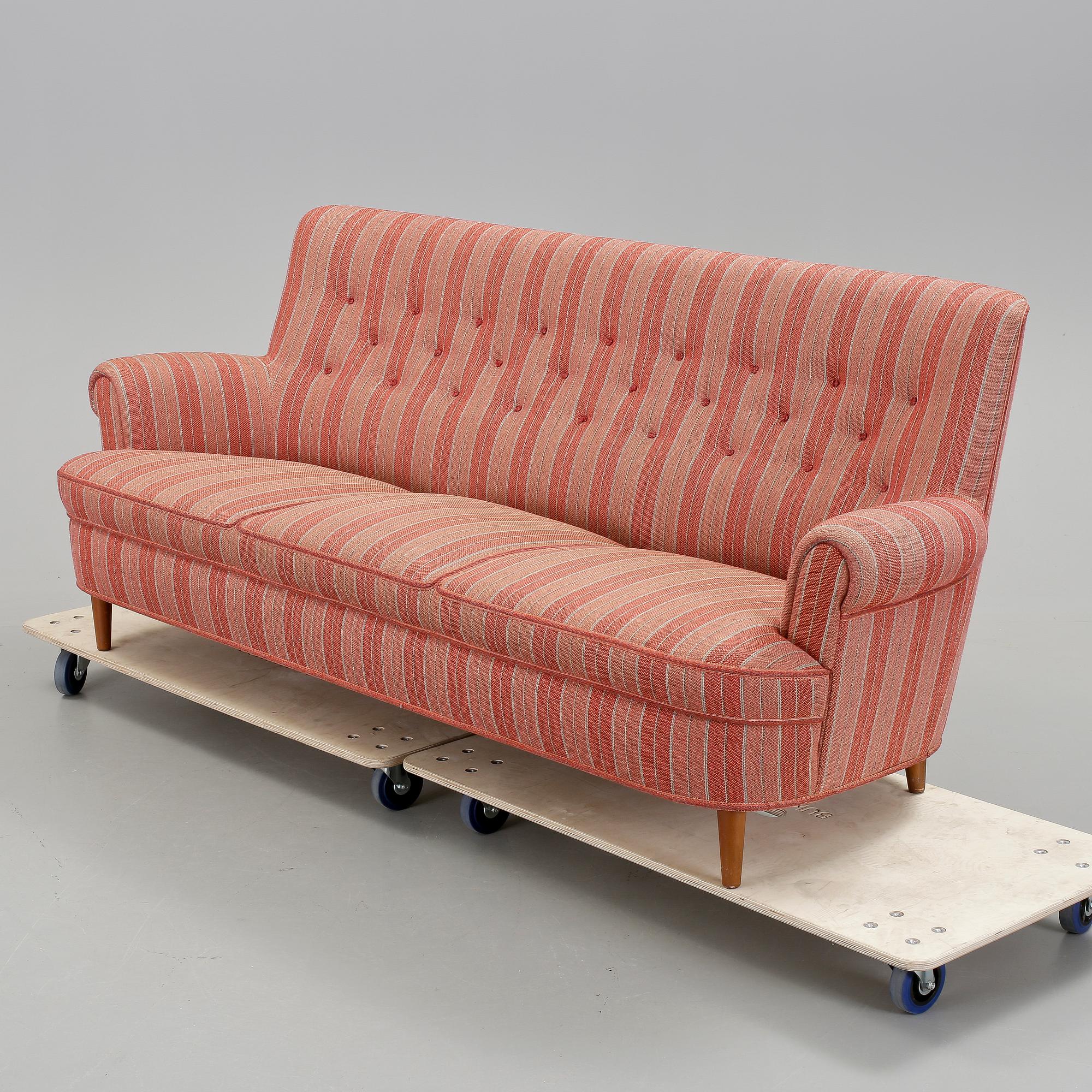 SOFFA, "Hemmakväll", Carl Malmsten, OH Sjögren, Tranås, 1900-talets andra hälft.