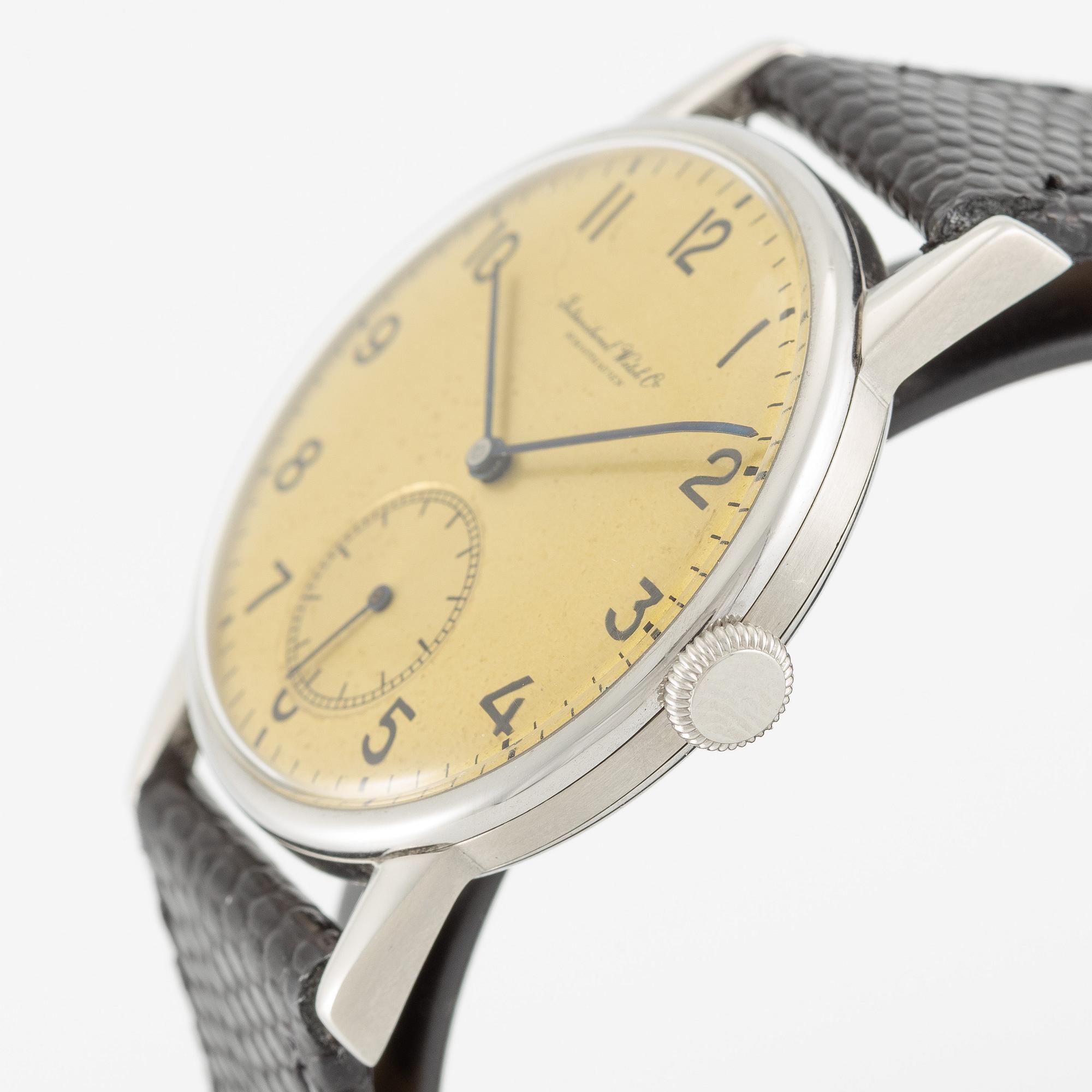International Watch Co Schaffhausen (IWC), wristwatch, 34.5 mm.