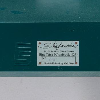 Eliel Saarinen, möblemang, 5 delar, "Blue suite" för Adelta, Finland 1980-tal.