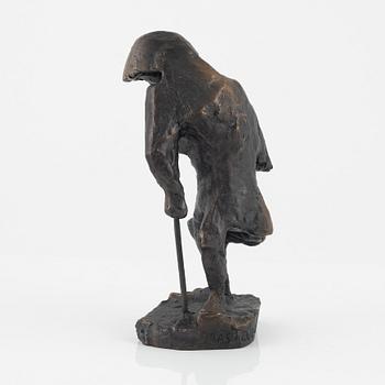 Bror Marklund, sculpture, signed, bronze, height 24 cm.