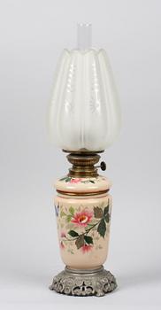 FOTOGENLAMPA, metall och glas, sent 1800-tal.