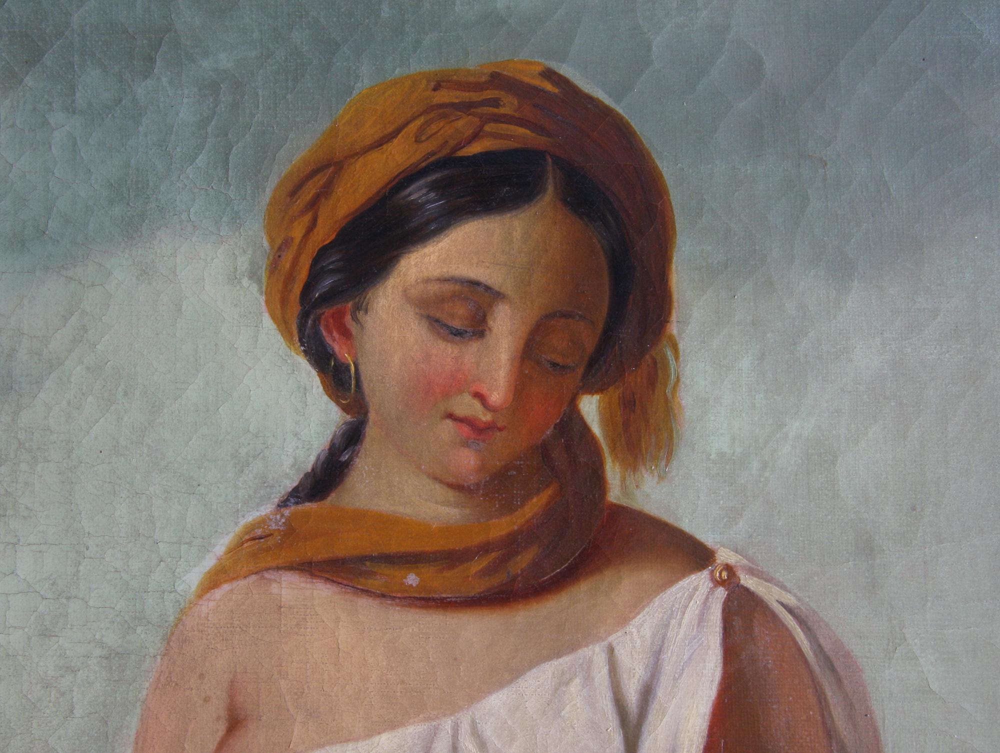 OKÄND KONSTNÄR. Olja på duk.