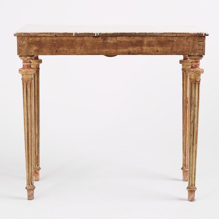 A late Gustavian console table.