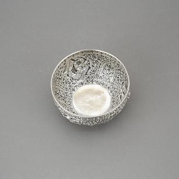 SKÅL, silver. Svenska importstämplar, 1900-tal. Vikt 205 g.