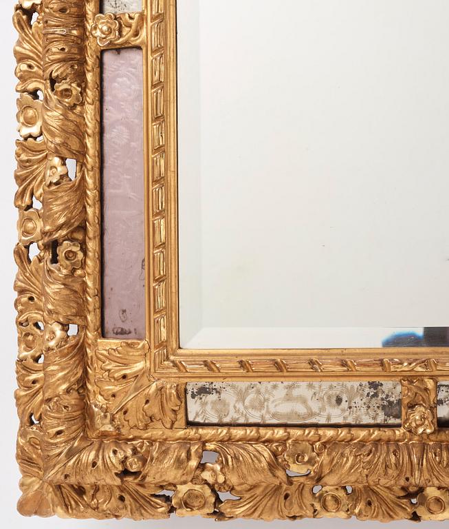 A north European Baroque mirror, first part of the 18th century.