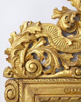 Spegel, av Burchard Precht (verksam i Stockholm 1674-1738), Karolinsk Barock.