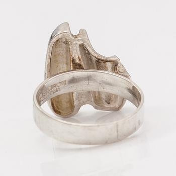 A sterling silver ring. Lapponia 1982.