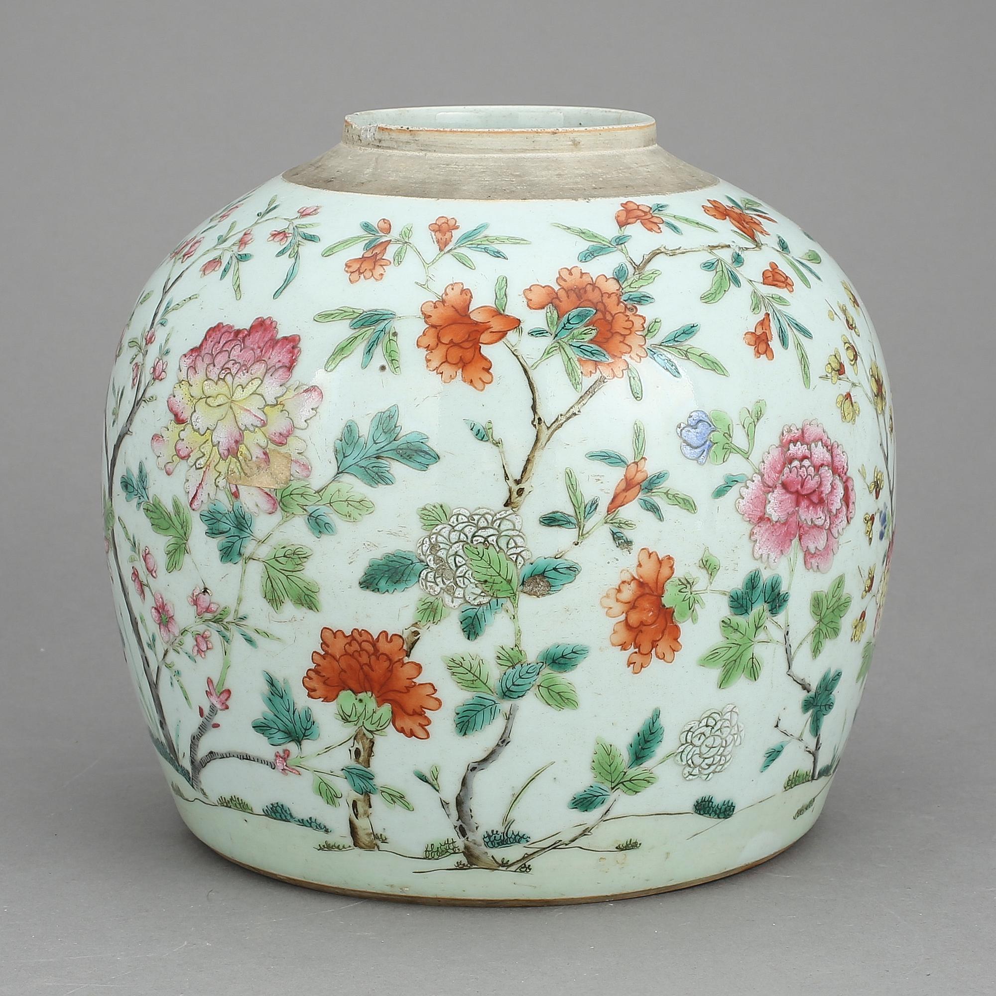BOJAN, porslin, Kina, omkring 1900.