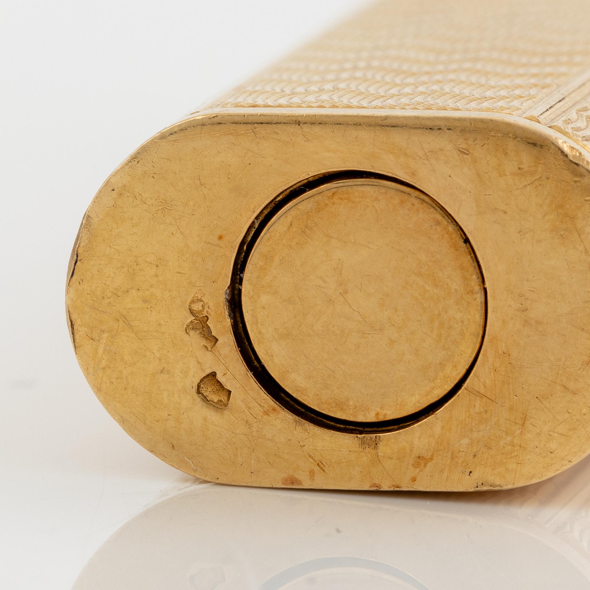 Lighter, 18K gold, France.