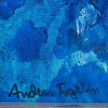 ANDERS FOGELIN, olja på duk, signerad.