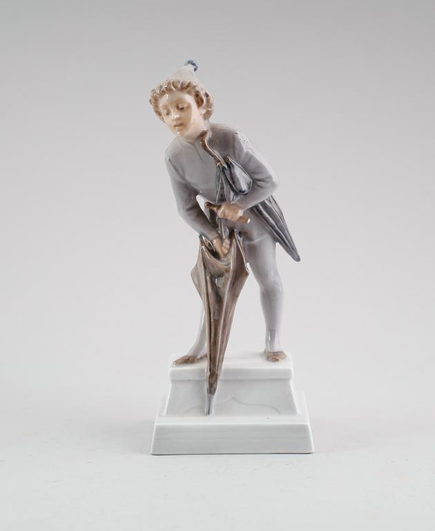 FIGUR, porslin, "John Blund", Royal Copenhagen.