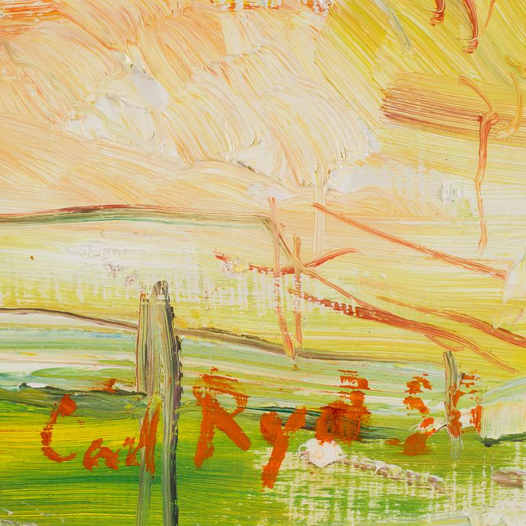 CARL RYD, olja på pannå. Sign och dat 50.