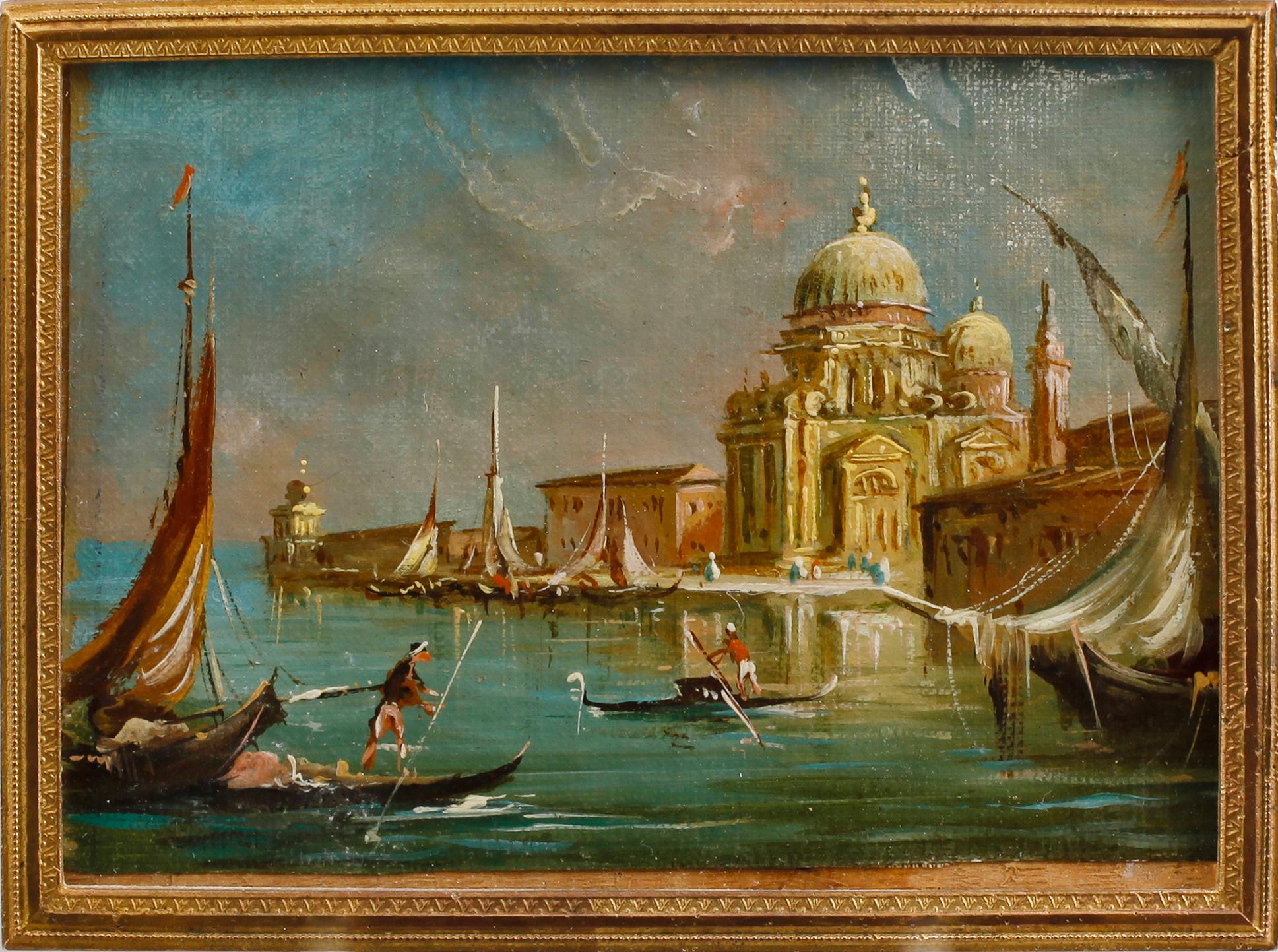 OKÄND KONSTNÄR, olja på duk, Italien, 1800-talets slut.