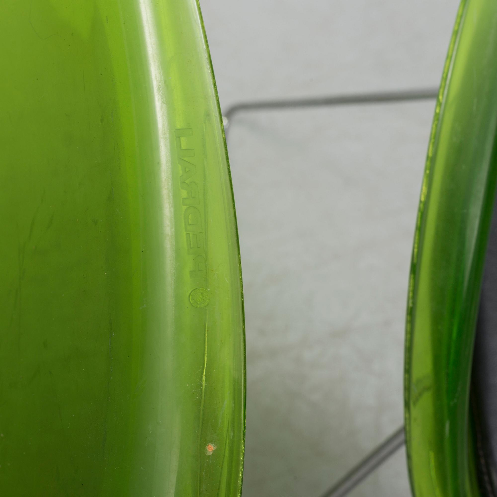 Three 'Gliss' chairs, Pedrali, Italy, end of the 20th century.