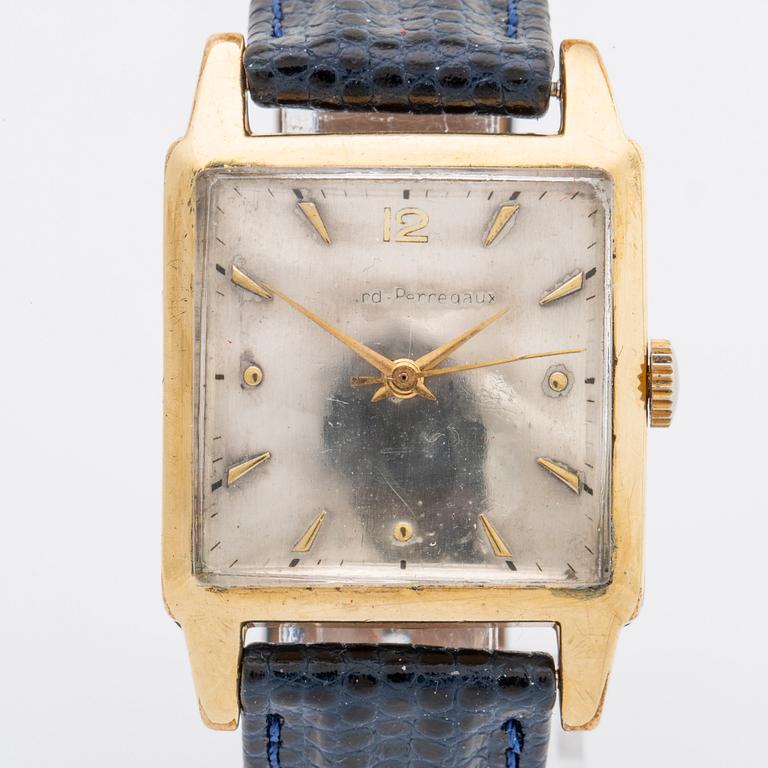 GIRARD PERREGAUX, wrist watch, 1950's, c 28 x 28 mm.