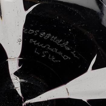 VAS, glas, EOS design, Laura Diaz de Santillana, Murano 1988, signerad.