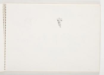 Lotte Laserstein, 3 skissblock med teckningar.