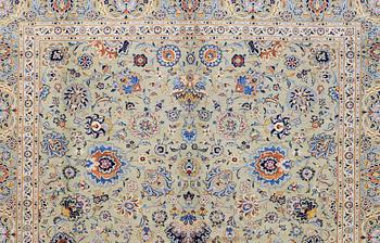 A CARPET, Kashan, around 416 x 290 cm.