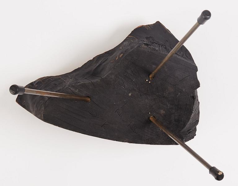 Carl II Auböck, a tree trunk table, the Carl Auböck Workshops, Vienna, Austria, probably 1950s.