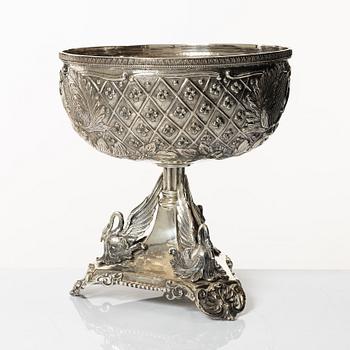Praktskål, sterlingsilver, 1900-tal.