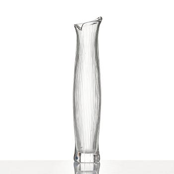 Tapio Wirkkala, a 'Tuonelas flod' glass vase, Iittala, Finland, model 3522.