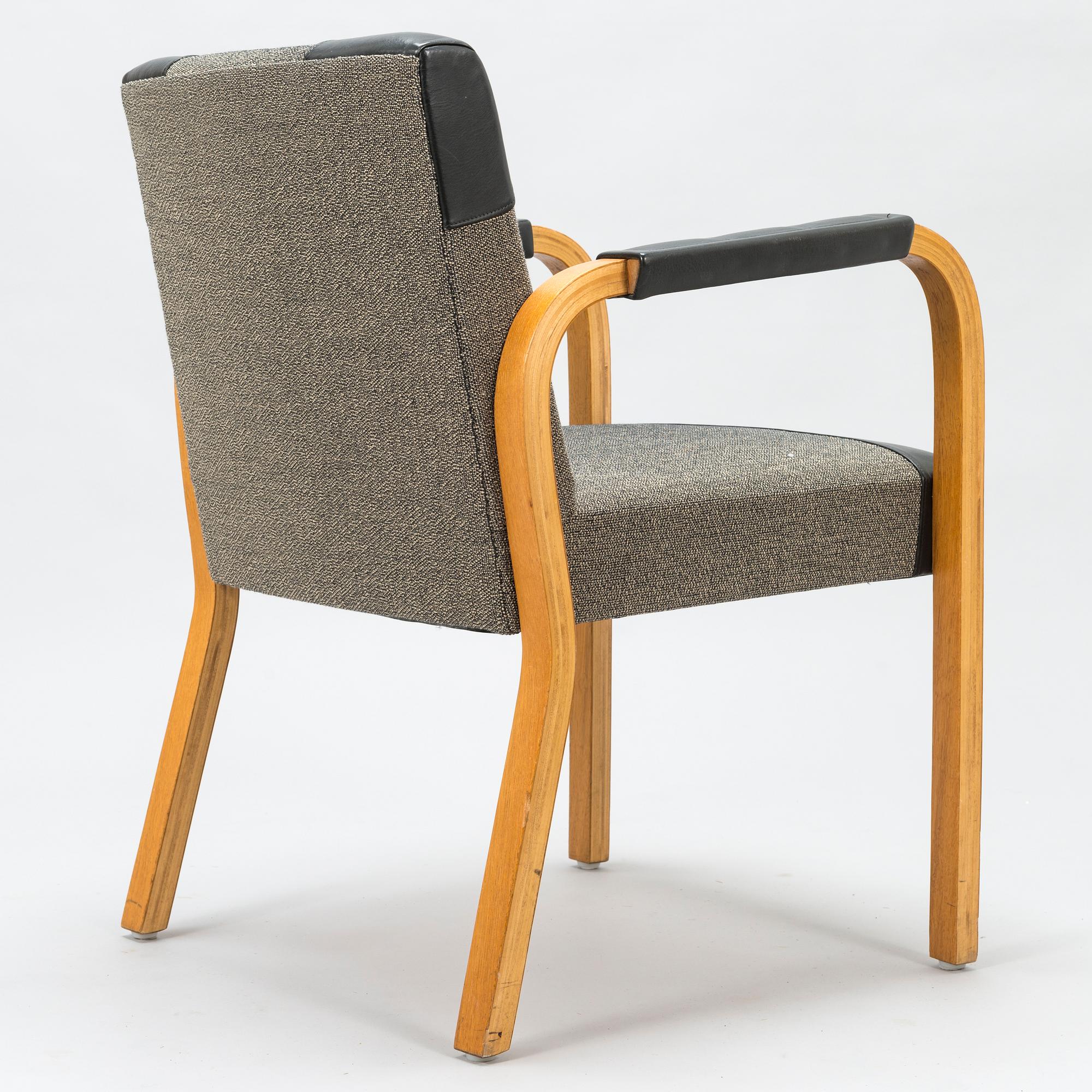 ALVAR AALTO. A late 20th century model 46 armchair. Made to order.
