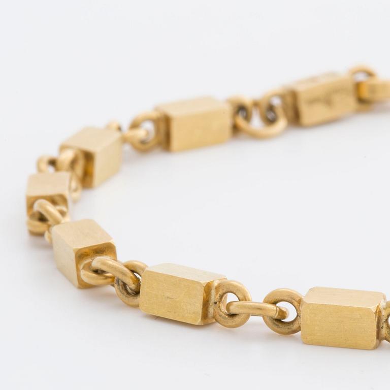 WIWEN NILSSON  BRACELET 18K gold, Lund 1970.