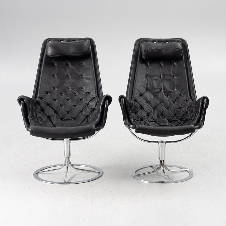 Bruno Mathsson, a pair of 'Jetson' swivel easy chairs, by Dux.