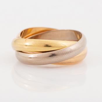 Cartier, Ring, "Trinity", 18K guld i tre färger.