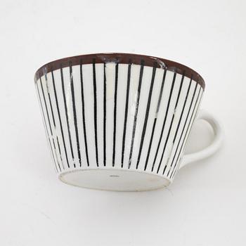 Stig Lindberg, 20 pieces of 'Spisa Ribb'. Gustavsberg, Sweden.