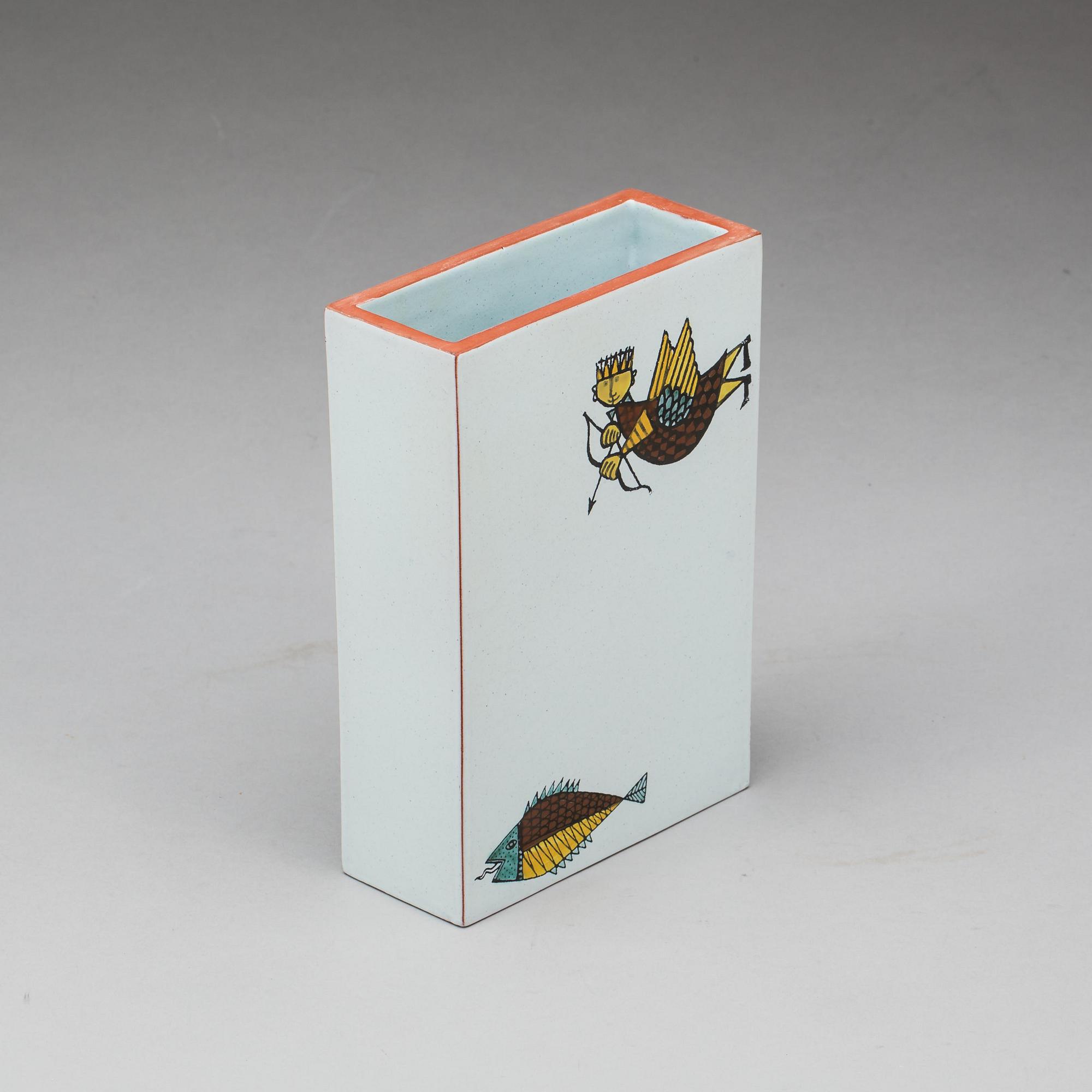 VAS, fajans, "Karneval", Stig Lindberg, Gustavsbergs studio.